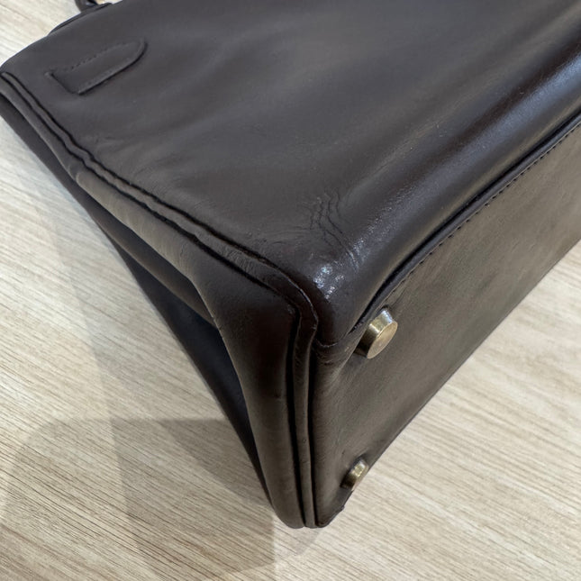 Sac Kelly 32 Hermès Chocolat