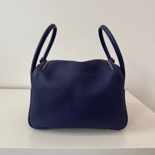 Sac Hermès Lindy 26 marine