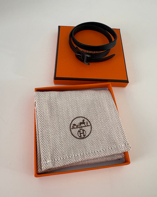 Bracelet Hermes Behapi full black T5