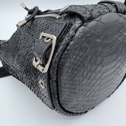 Sac Saint Laurent Rider Python