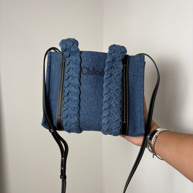 Sac Chloé Woody Bleu jean