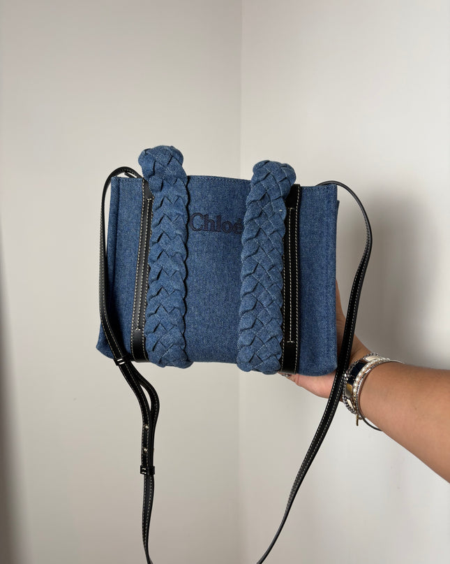 Sac Chloé Woody Bleu jean
