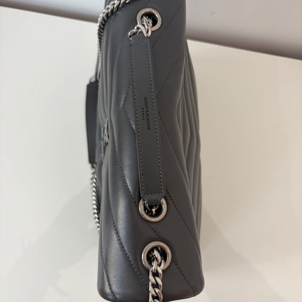 Sac Saint Laurent Loulou Medium Gris foncé