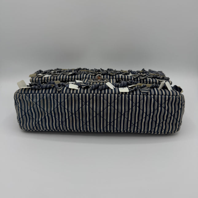 Sac Chanel Timeless Tissu Rayé