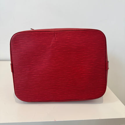 Sac Louis Vuitton Noé PM Épi Rouge