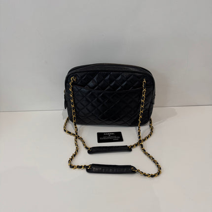Sac Chanel Caméra bandoulière noir