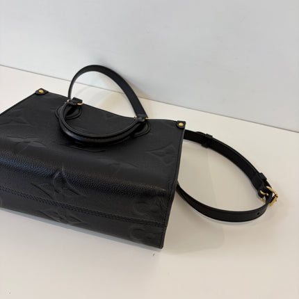 Sac Louis Vuitton On The go PM empreinte Noir