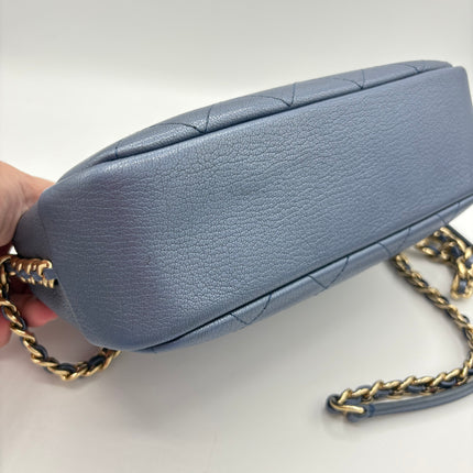 Sac Chanel Caméra bleu irisé