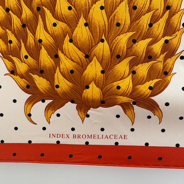 Carré Hermès 90 cm Index Bromeliaceae