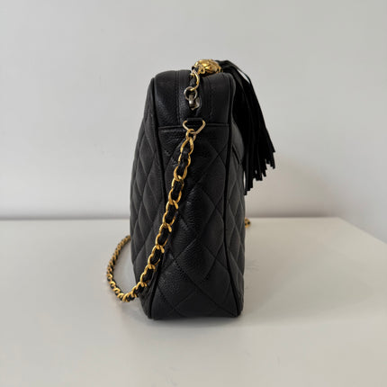 Sac Chanel Caméra GM Cuir Caviar Noir
