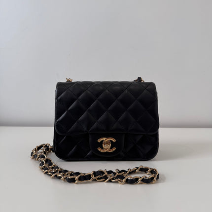Sac Chanel Mini Square Timeless noir