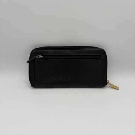 Portefeuille Chanel CC cuir grainé