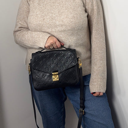 Sac Louis Vuitton Métis empreinte noir