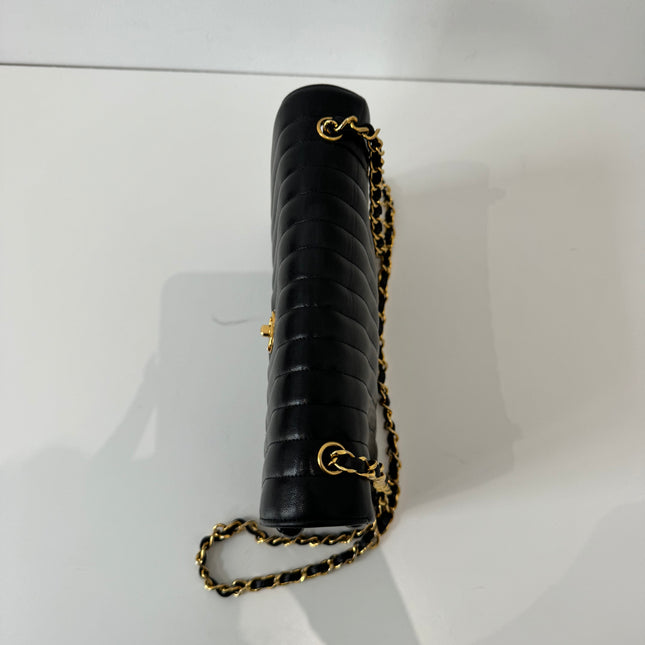 Sac Chanel fermoir circle bandoulière noir
