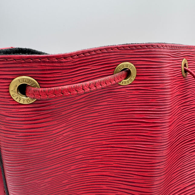 Sac Louis Vuitton Noé PM Épi Rouge