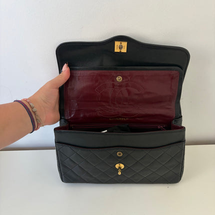 Sac Chanel Fermoir bicolore Noir