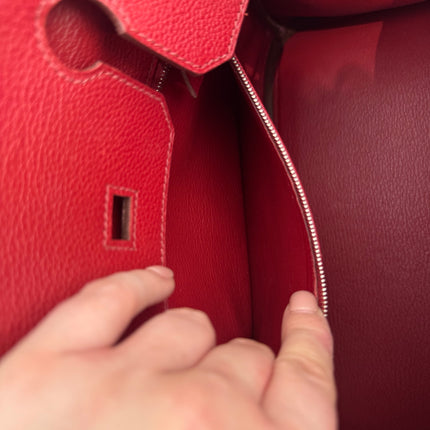 Sac Hermès Birkin 30 rouge piment
