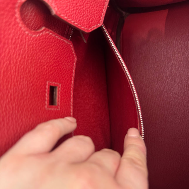 Sac Hermès Birkin 30 rouge piment