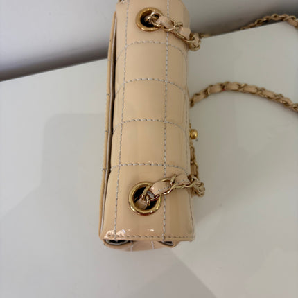 Sac Chanel Mini East West Chocolate Bar Beige