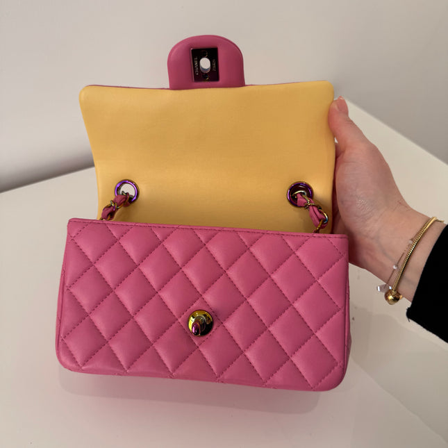 Sac Chanel Mini Timeless Rose Édition Limitée