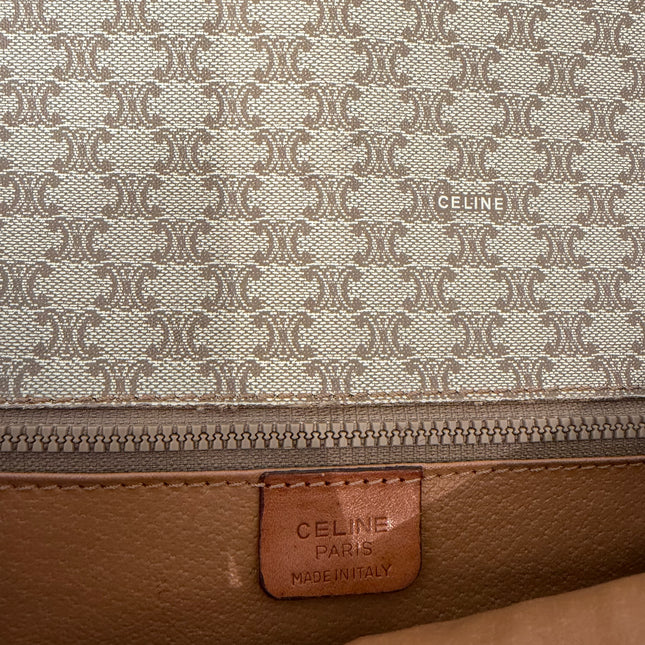 Sac Celine Macadam Beige