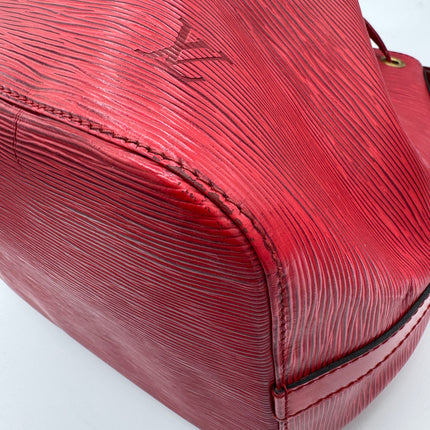 Sac Louis Vuitton Noé PM Épi Rouge
