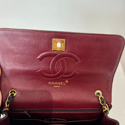 Sac Chanel fermoir circle bandoulière noir