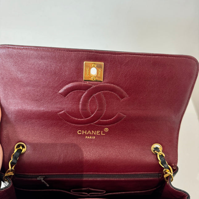 Sac Chanel fermoir circle bandoulière noir