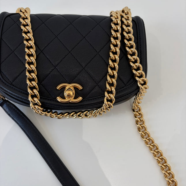 Sac Chanel underline noir bandoulière