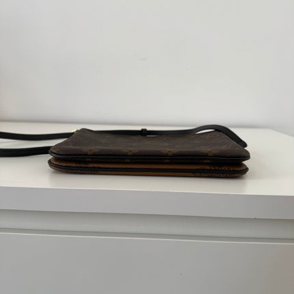 Sac pochette double zip Louis Vuitton reverse
