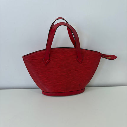 Sac Louis Vuitton Saint Jacques PM Cuir Épi Rouge