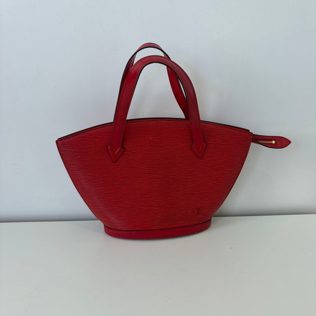 Sac Louis Vuitton Saint Jacques PM Cuir Épi Rouge