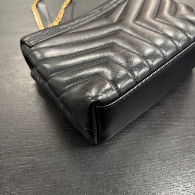 Sac Loulou Small Noir Saint Laurent