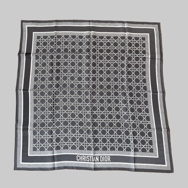 Carré Dior oblique Gris 90cm