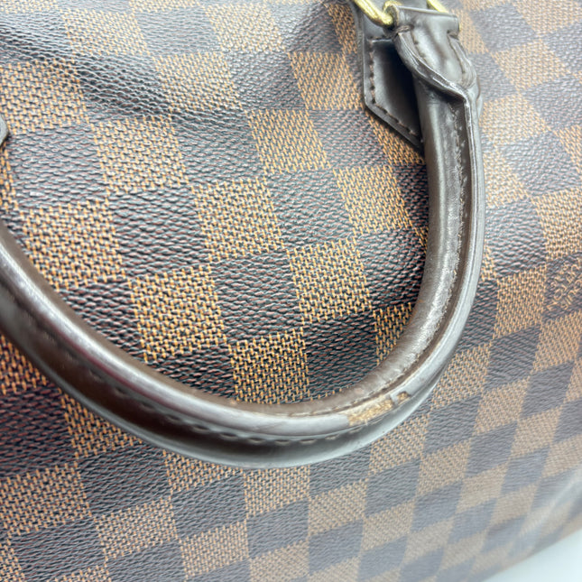 Sac Louis Vuitton Speedy 35 damier ébène