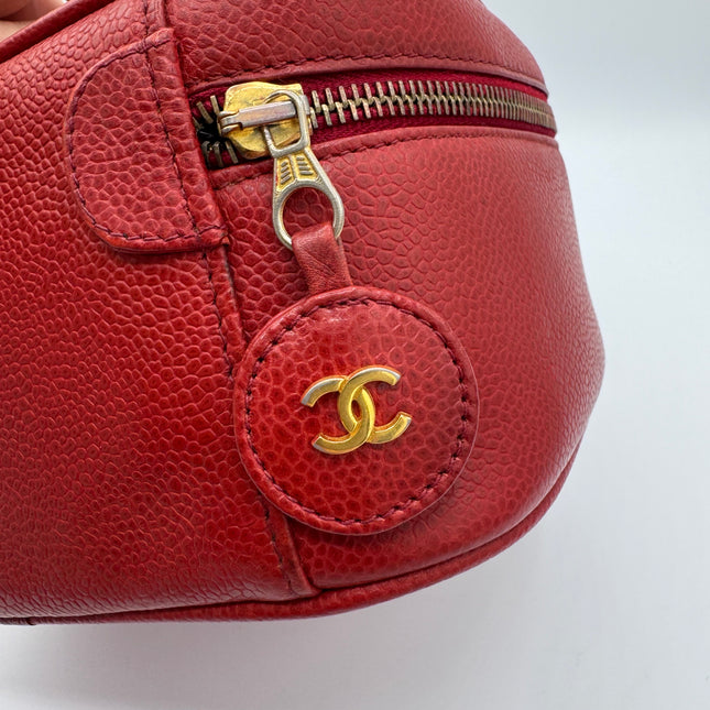 Vanity Chanel Rouge Cuir Caviar