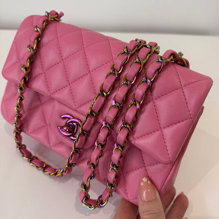 Sac Chanel Mini Timeless Rose Édition Limitée