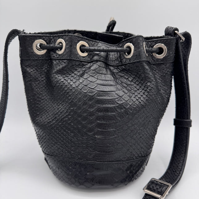 Sac Saint Laurent Rider Python