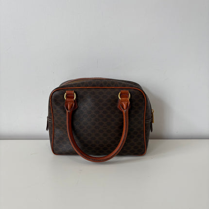 Sac Céline boston toile macadam vintage