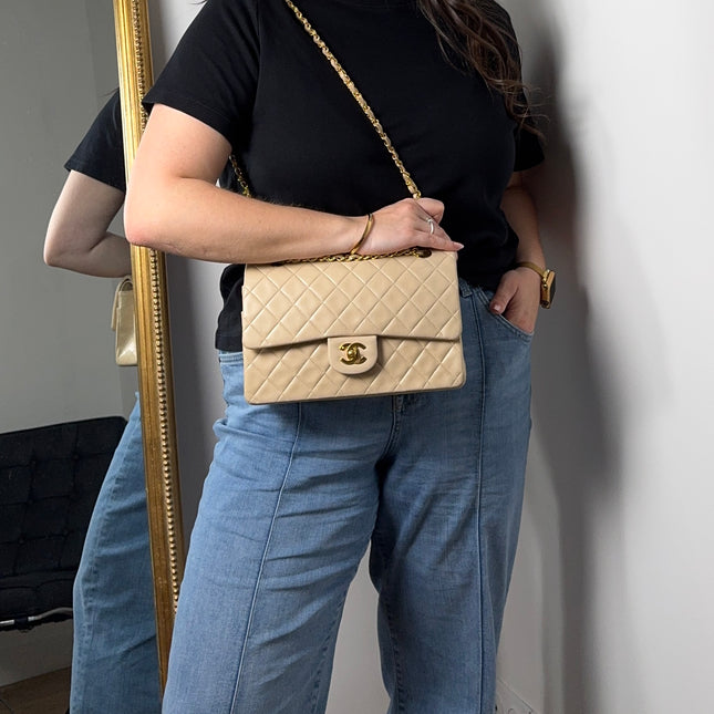 Sac Chanel Timeless 25 cm Beige