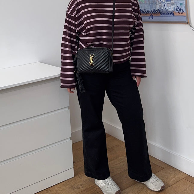 Sac Saint Laurent caméra lou noir