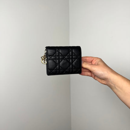 Porte-cartes Dior Bloom lady dior noir