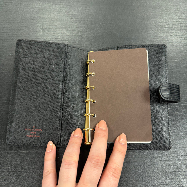 Agenda PM Épi Noir Louis Vuitton