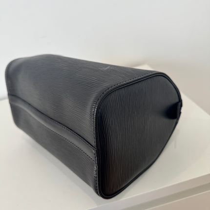 Sac Louis Vuitton Speedy 30 Cuir Épi Noir