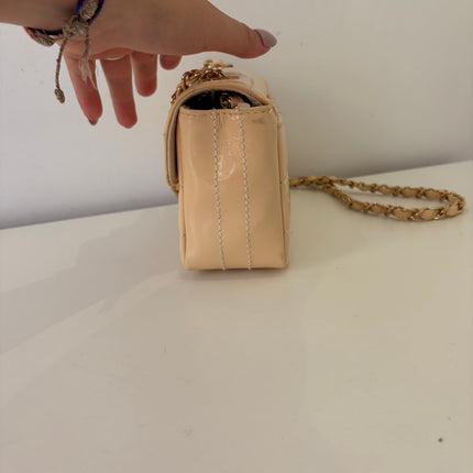 Sac Chanel Mini East West Chocolate Bar Beige