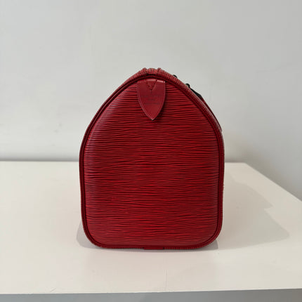 Sac Louis Vuitton Speedy 25 Épi Rouge