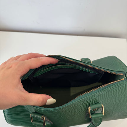 Sac Louis Vuitton Speedy 25 Épi Vert