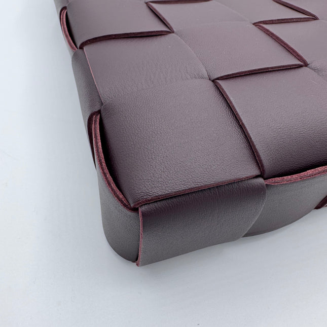 Sac Bottega Veneta Cassette vertical prune