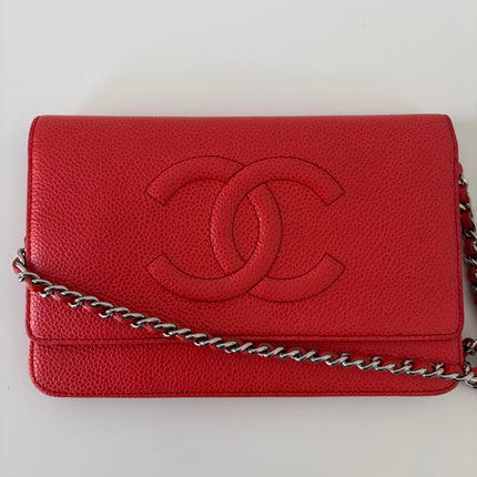Sac Chanel Wallet on chain Corail