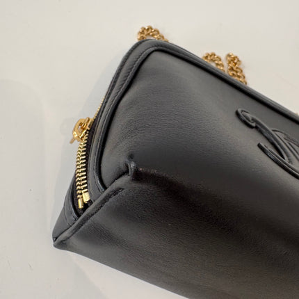 Sac Celine Clutch cuir noir